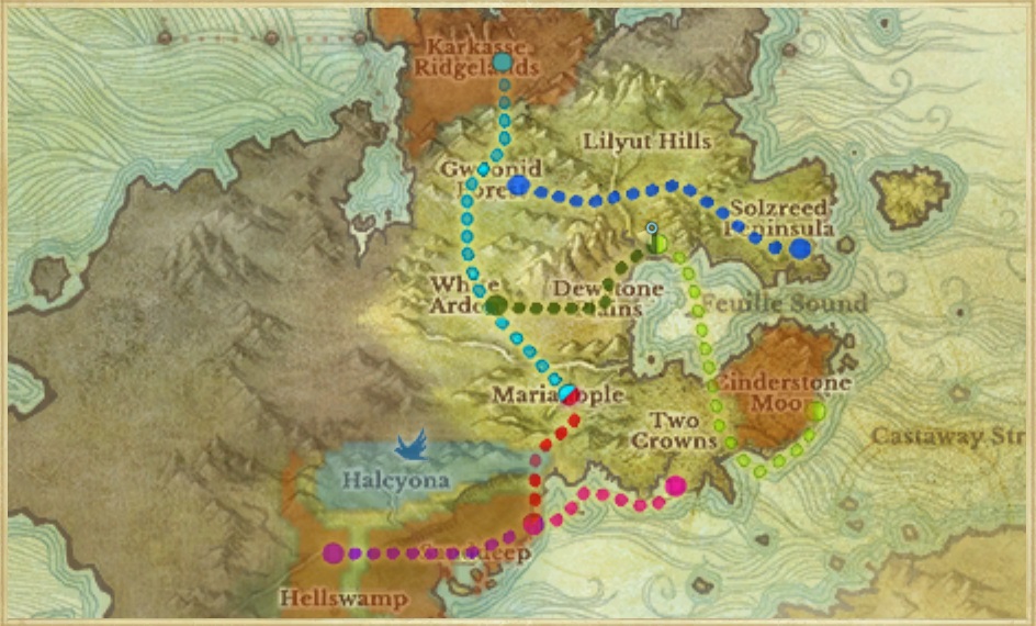archeage map full screen